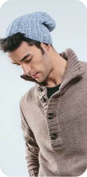 Profile Man in Gray